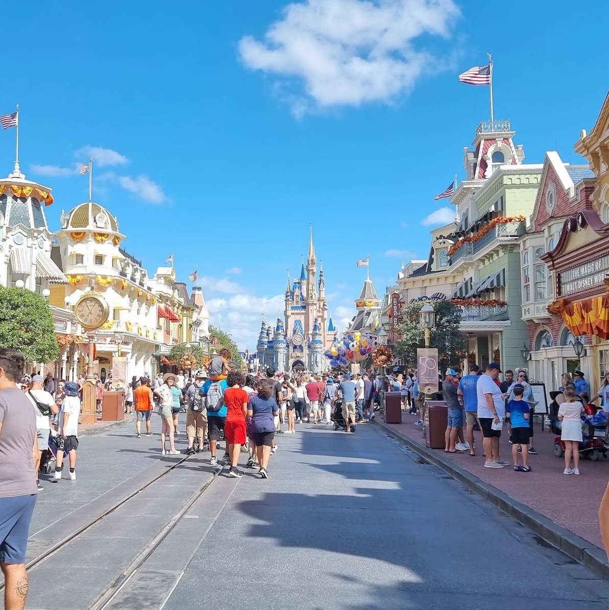 Familia feliz en Orlando